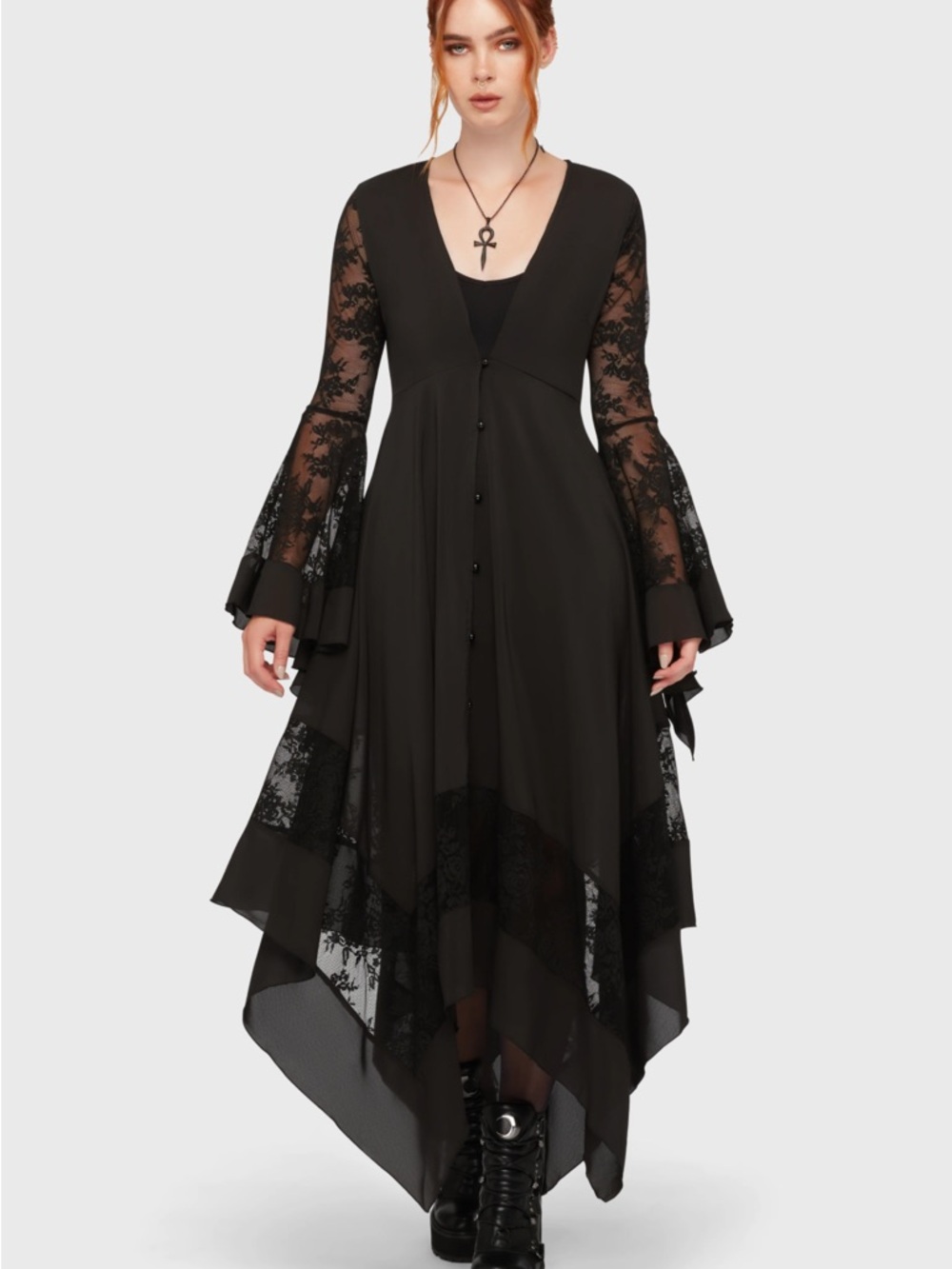 Killstar Misty Night Maxi Dress XL